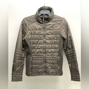 North Face Thermaball Puffer Jacket. Sz S , Olive Green, Excellent Pre-owned